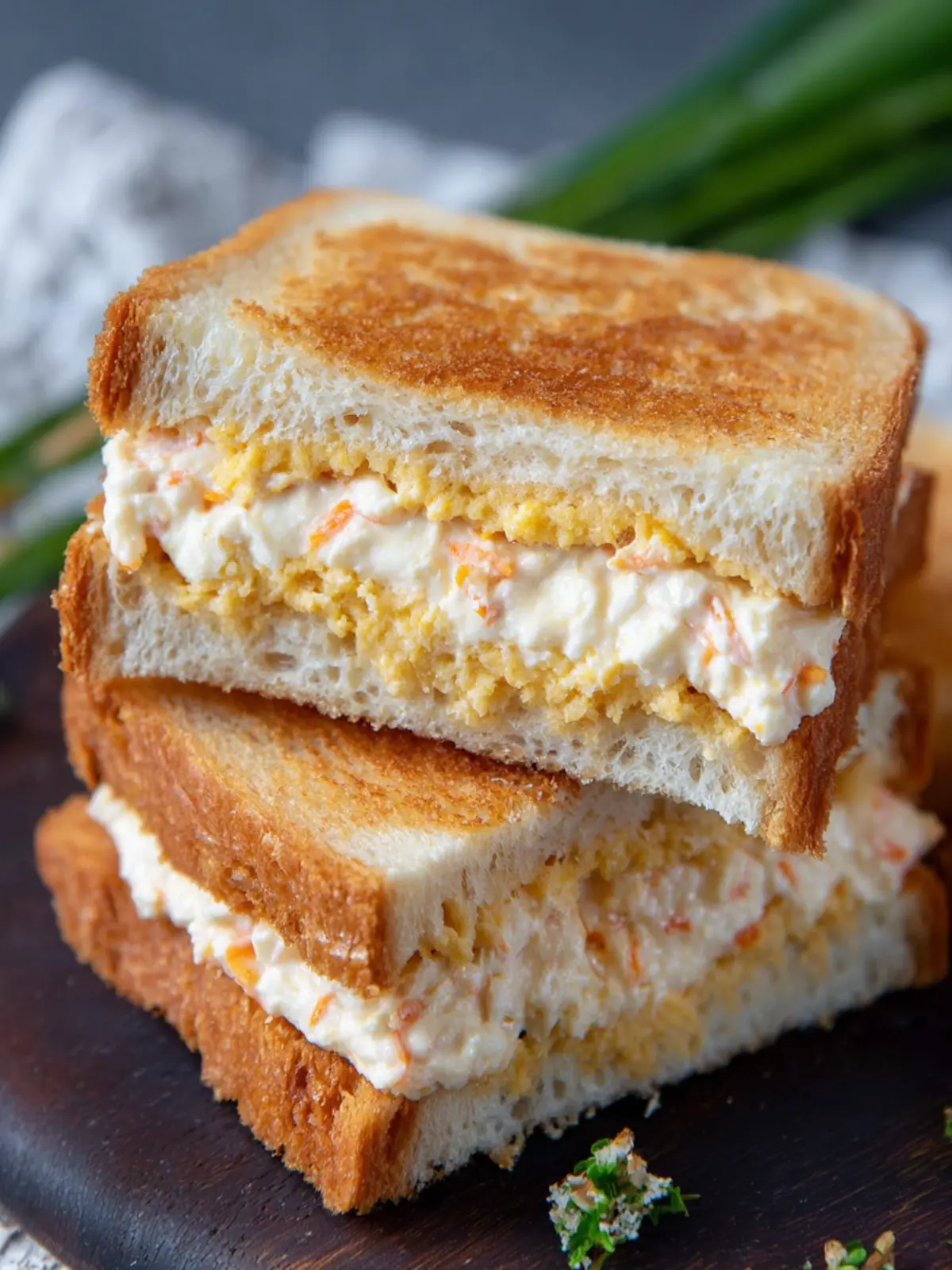 Carrot Cream Cheese Sandwich Recipe First Image