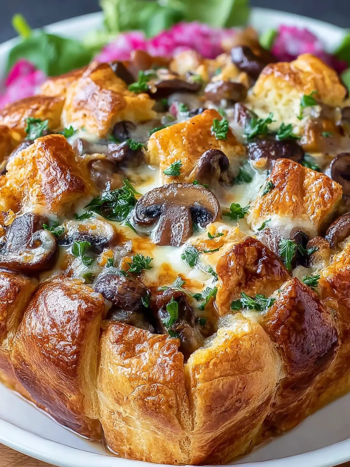 Irresistible Herby Mushroom Croissant Stuffing Recipe First Image