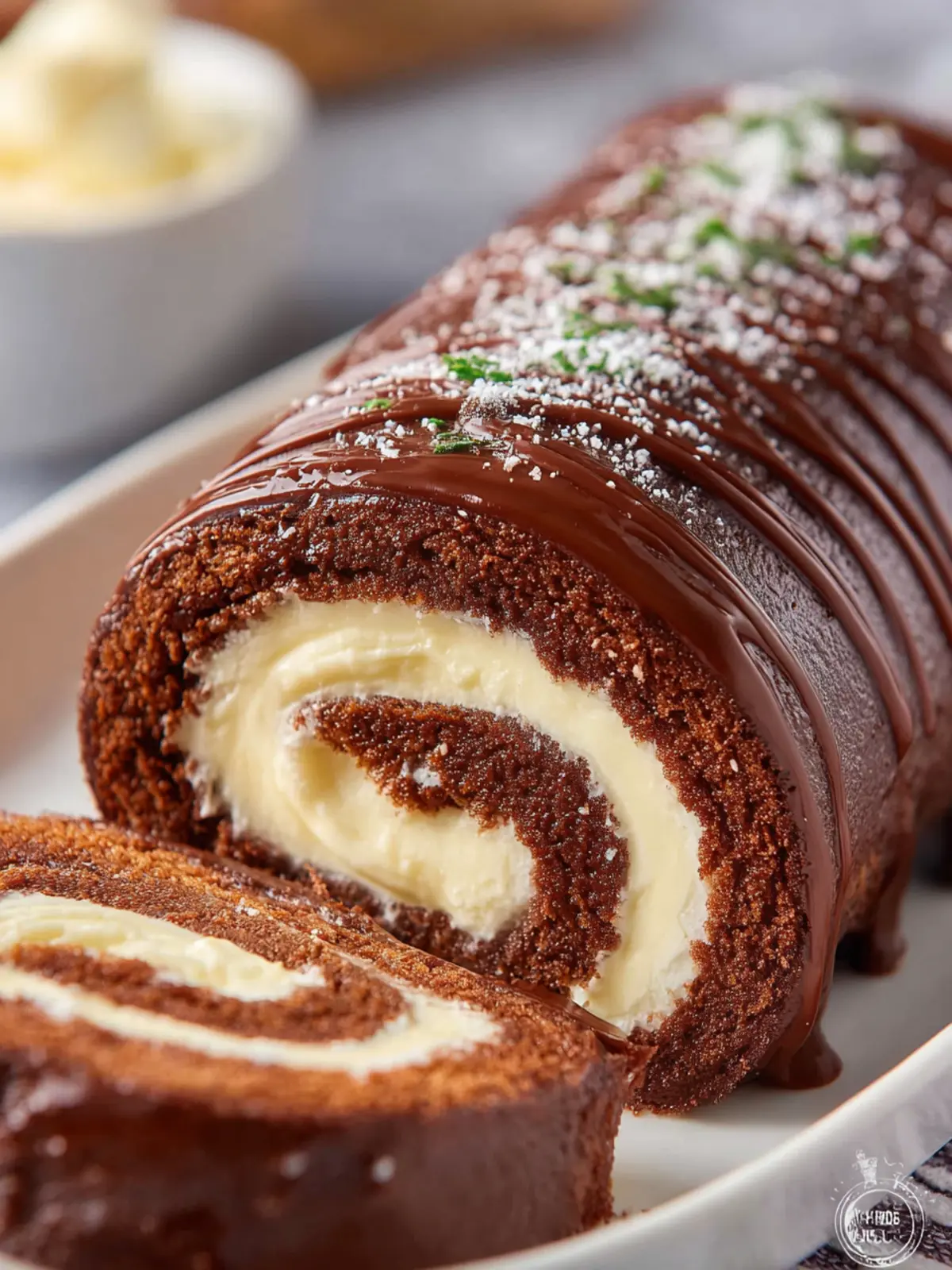 Chocolate Swiss Roll First Image