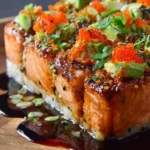 Spicy Salmon Sushi Bake Recipe First Image