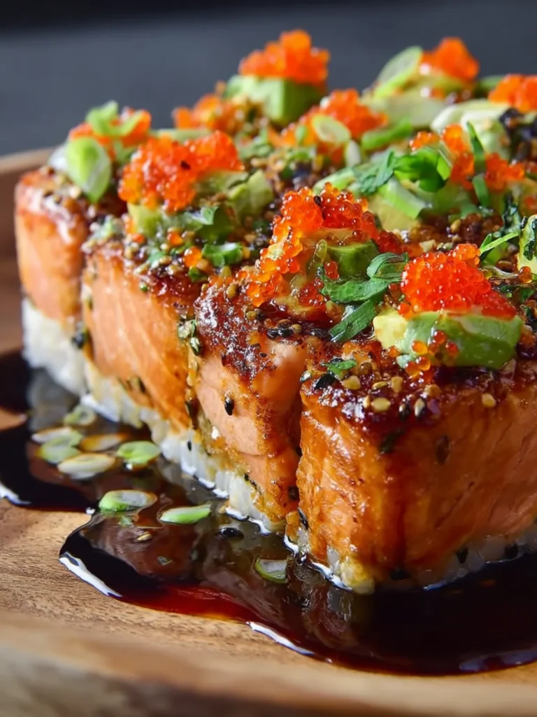 Spicy Salmon Sushi Bake Recipe First Image