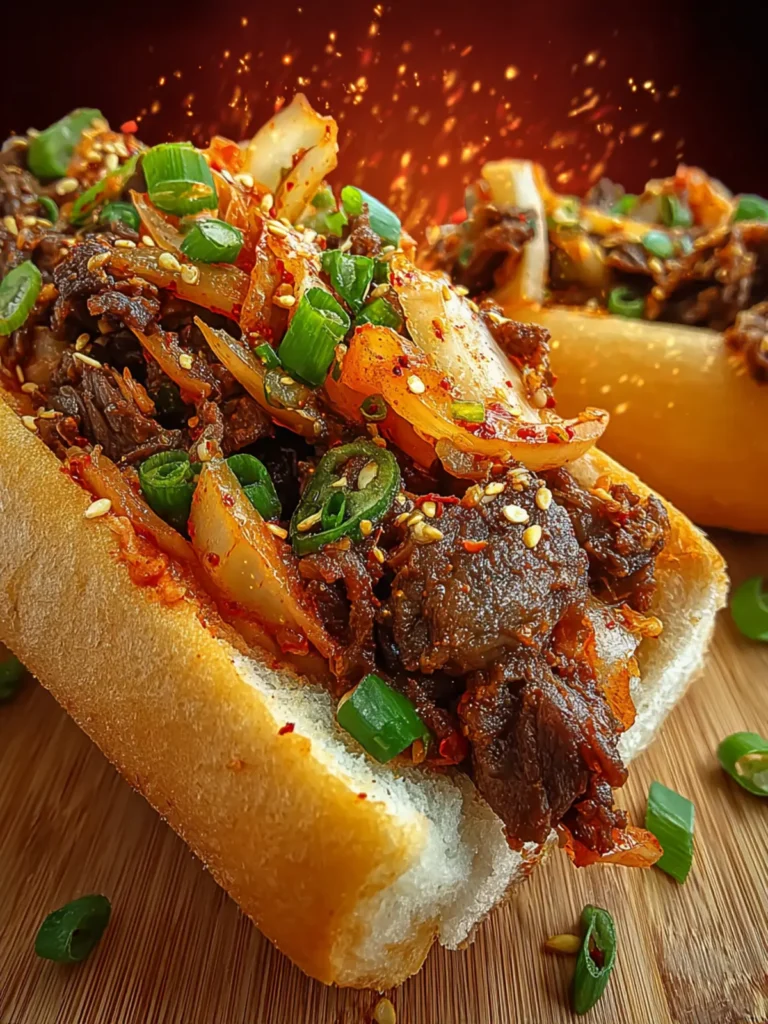 Spicy Kimchi Bulgogi Cheesesteak First Image