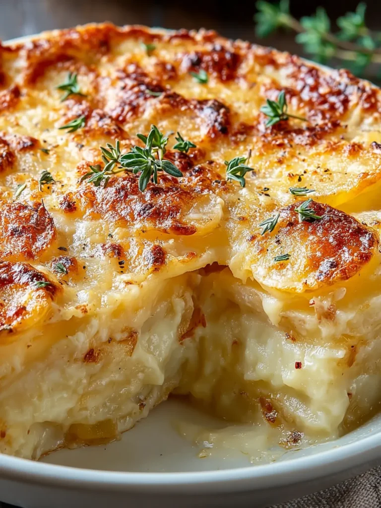 Indulgent French Onion Scalloped Potatoes Recipe First Image