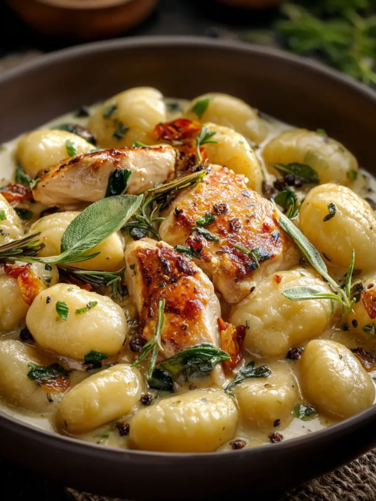 Irresistible Garlic Chicken Gnocchi Recipe to Savor First Image