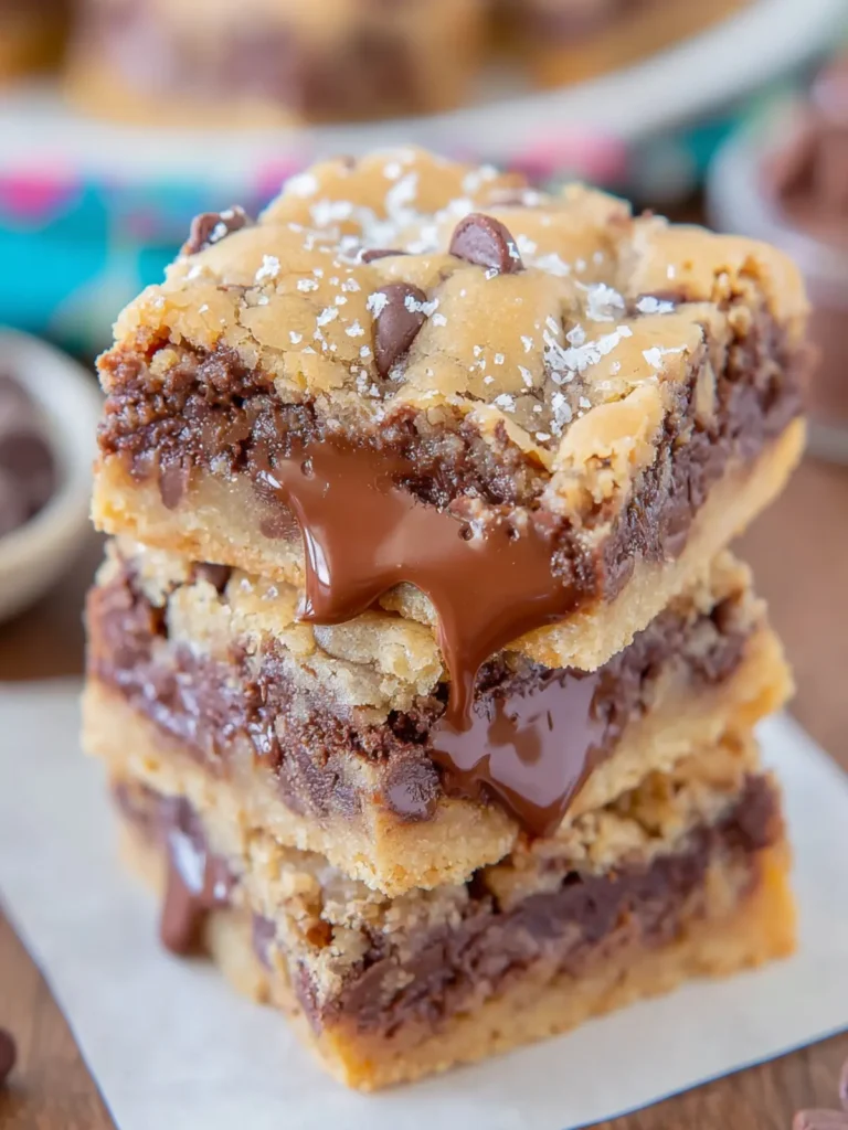 Gooey Toffee Chocolate Chip Bars First Image