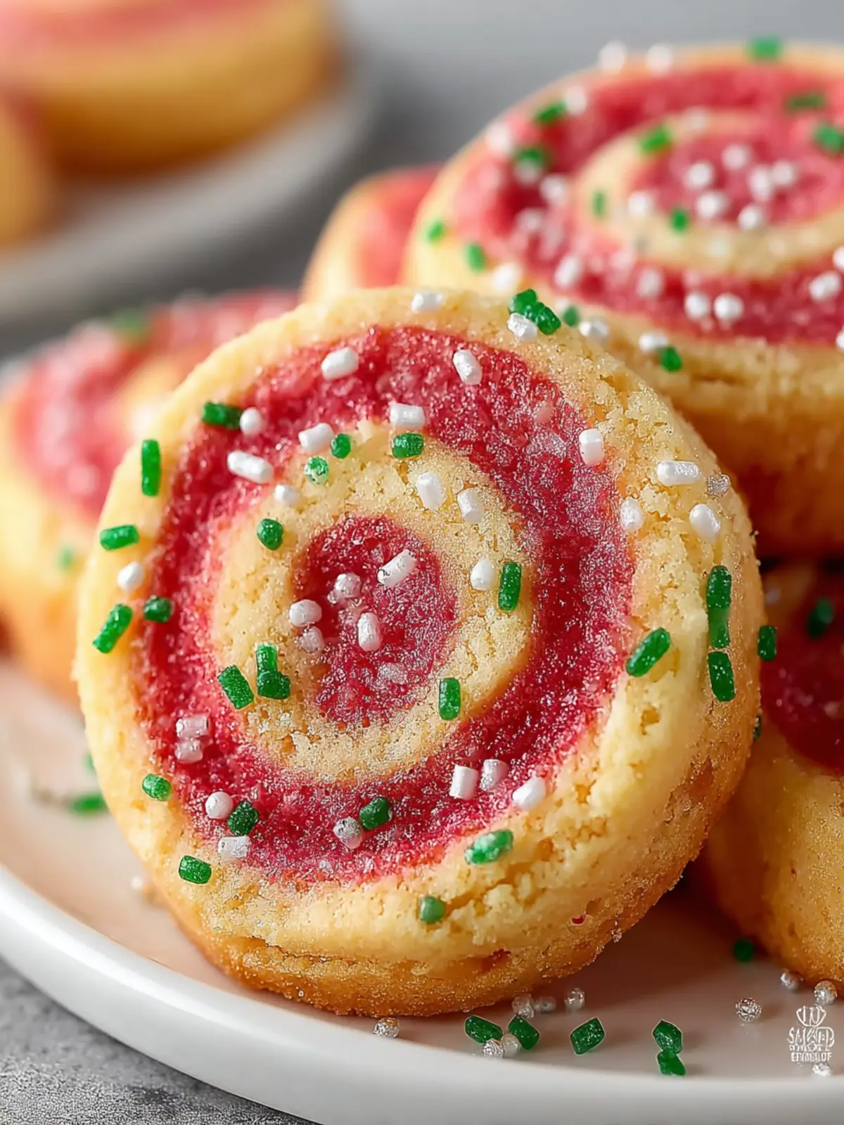 Christmas Pinwheel Cookies First Image