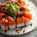 Salmon Sushi Bake Recipe First Image