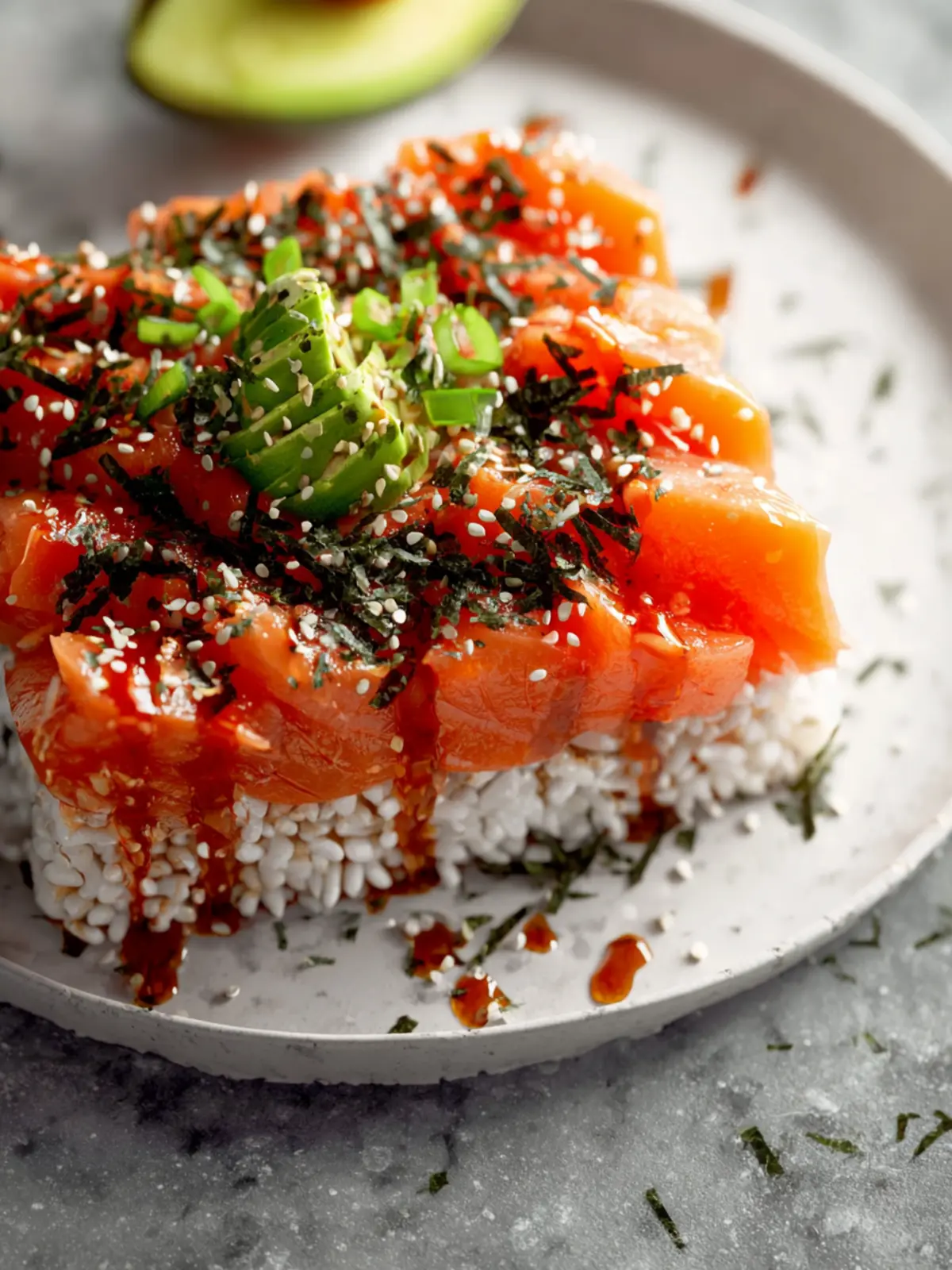 Salmon Sushi Bake Recipe First Image