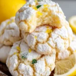Zesty Lemon Crinkle Cookies: A Sweet Delight Recipe First Image