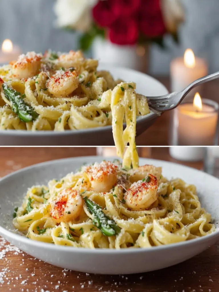 Easy Creamy Lemon Garlic Pasta Recipe First Image