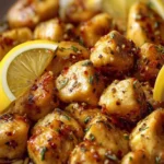 Lemon Garlic Chicken Bites First Image