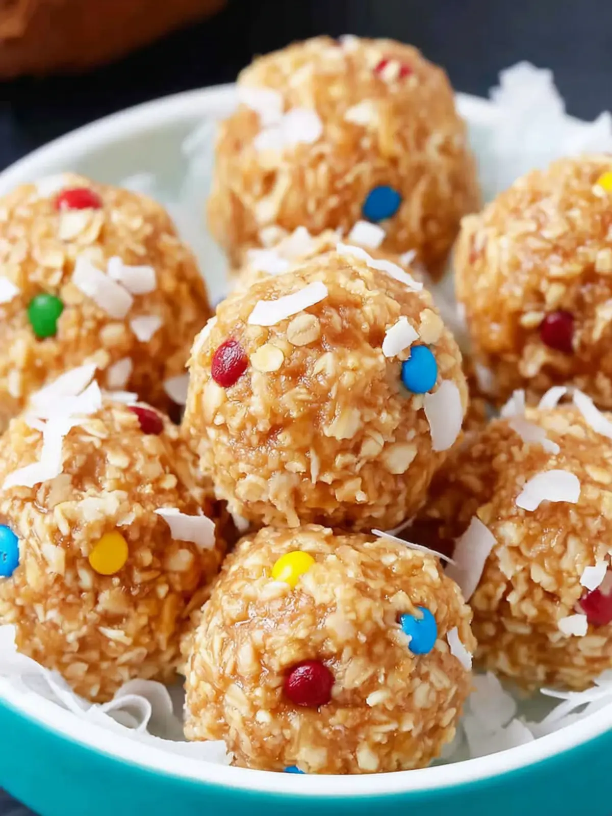 Coconut Peanut Butter Power Balls First Image