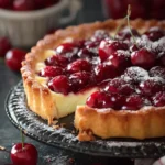 German Cherry Cake – Cherry Custard Pie Recipe Awaits! First Image