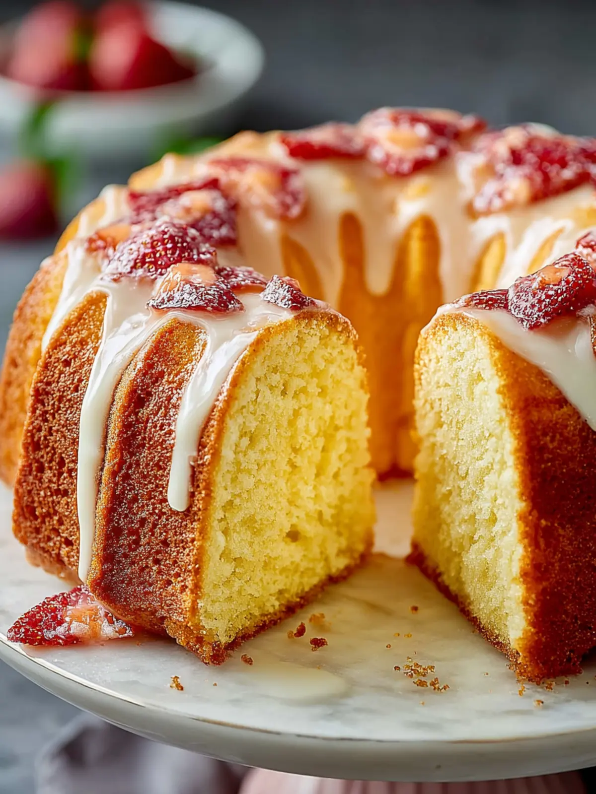 Cream Cheese Pound Cake First Image