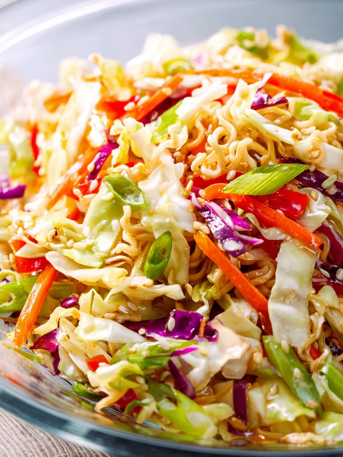 Asian Cabbage Salad with Ramen Noodles First Image