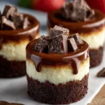Brownie Bottom Mini Cheesecakes First Image