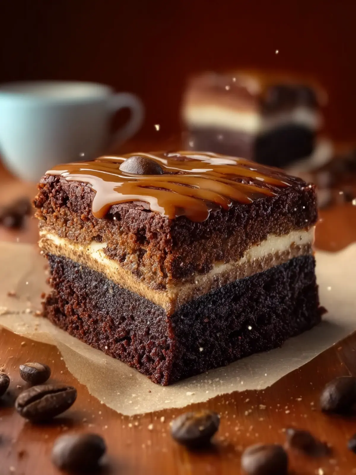 Coffee Cream Brownies First Image