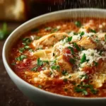 Crockpot Chicken Parmesan Soup First Image