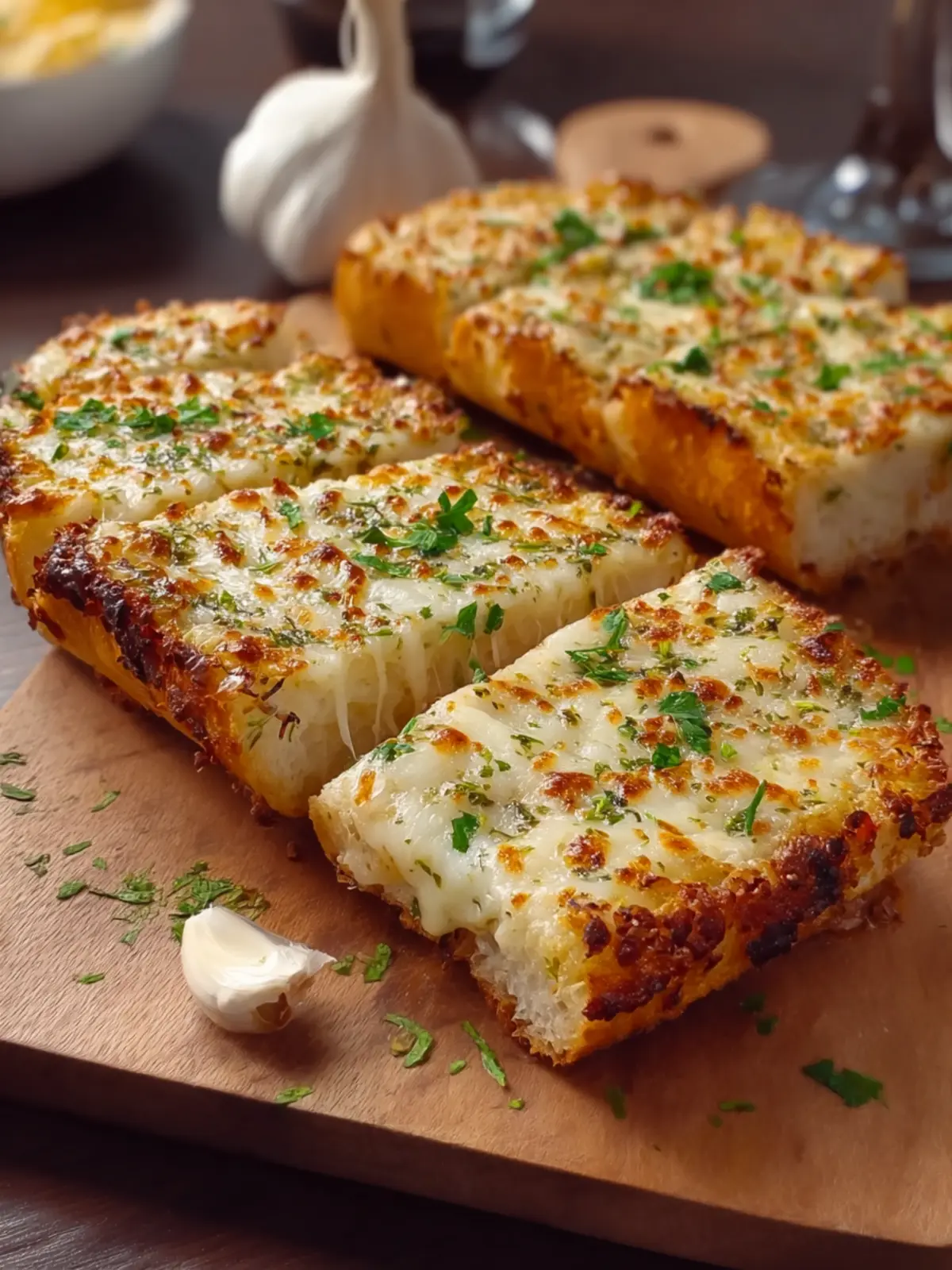 Extra Cheesy Garlic Bread First Image