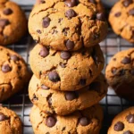 Flourless Peanut Butter Chocolate Chip Protein Cookies First Image