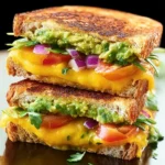 Guacamole Grilled Cheese Sandwich First Image