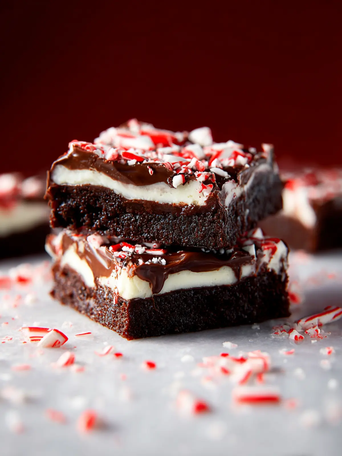 Peppermint Bark Brownies First Image