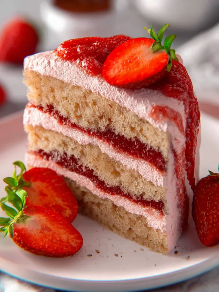 Strawberry Layer Cake First Image