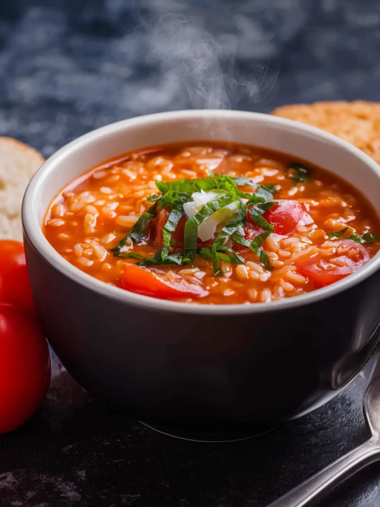 Tomato Rice Soup First Image
