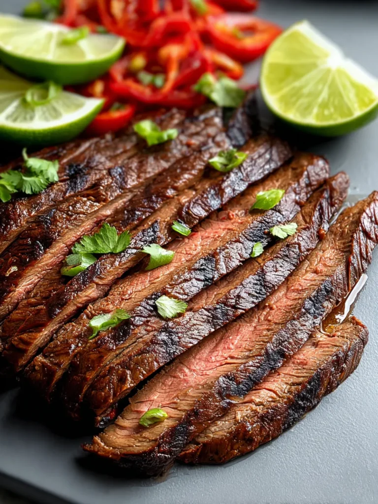 Zesty Chili Lime Flank Steak First Image