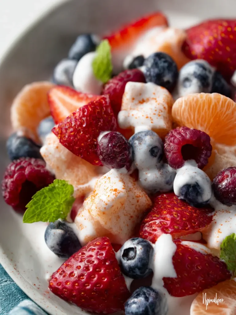 Breakfast Fruit Salad with Yogurt First Image