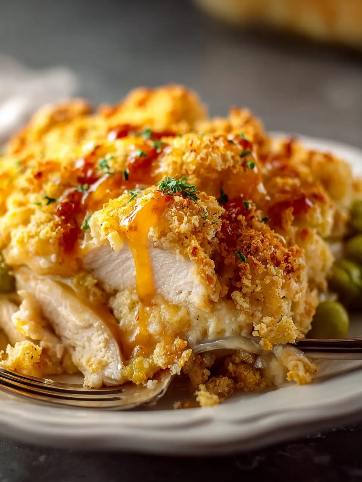 Ritz Cracker Chicken Casserole First Image