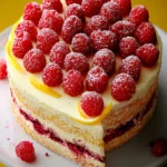 Irresistible Lemon Cake with Raspberry Filling Recipe First Image