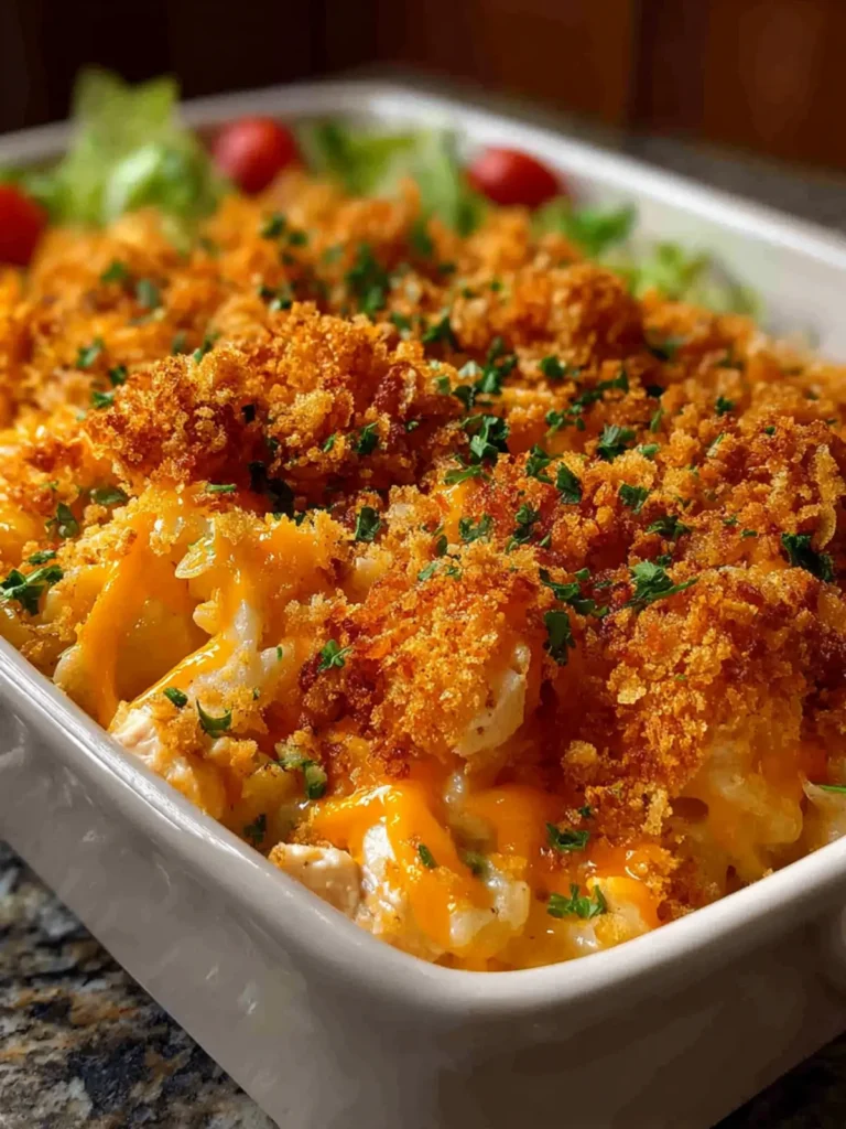 Ritz Cracker Chicken Casserole First Image