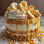 Banana Pudding Cookie Butter Cheesecake Cake First Image