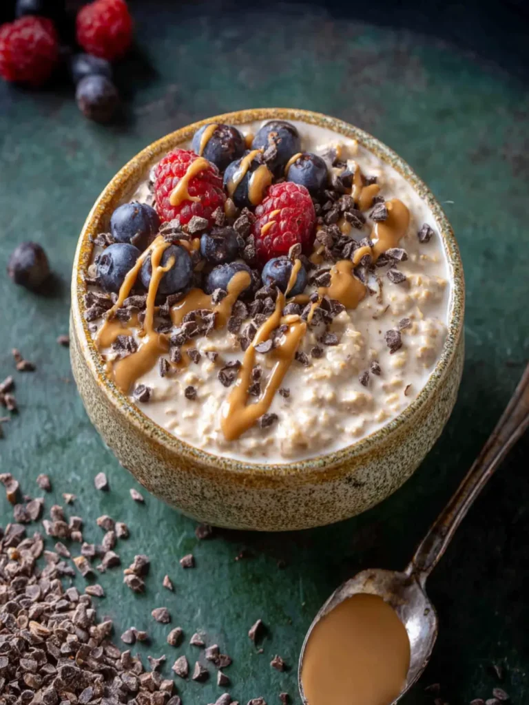 Vanilla Coffee Overnight Oats Recipe First Image