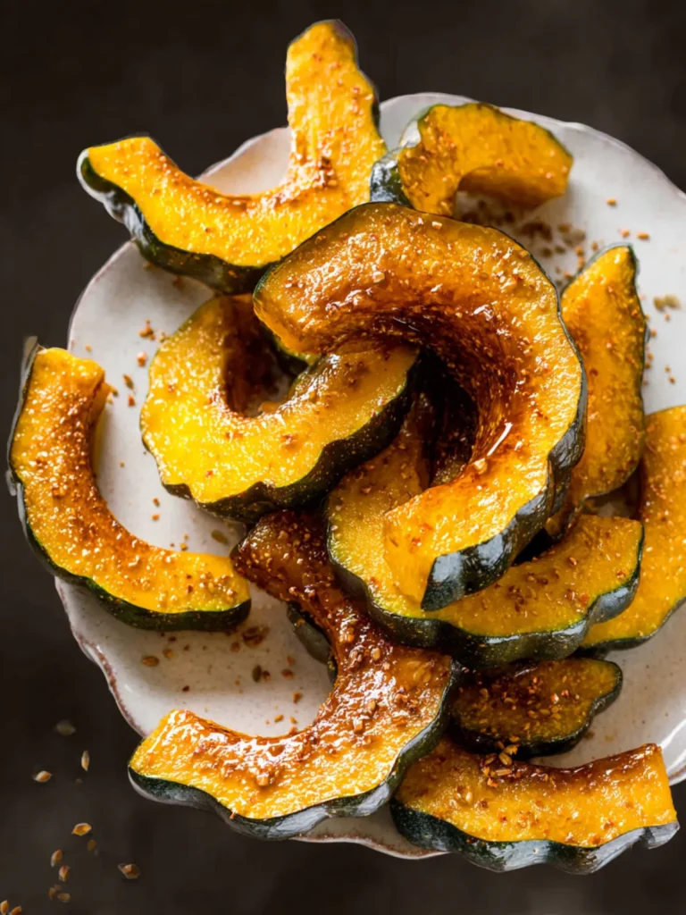 Baked Acorn Squash Slices First Image