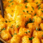 Cheesy Chicken Tater Tot Casserole First Image