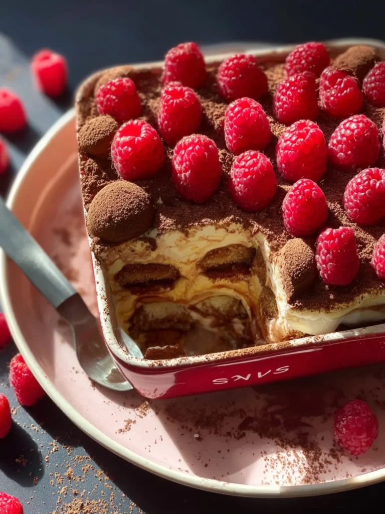 Chocolate Raspberry Tiramisu First Image