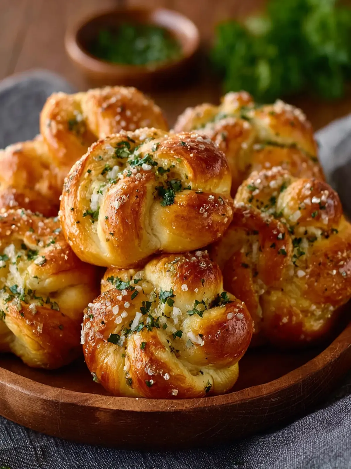 Homemade Garlic Knots First Image