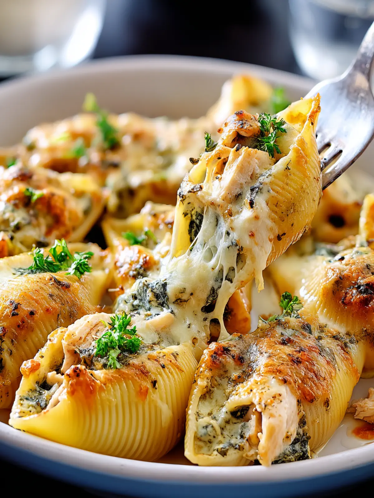 Irresistible Chicken Alfredo Stuffed Shells Recipe First Image