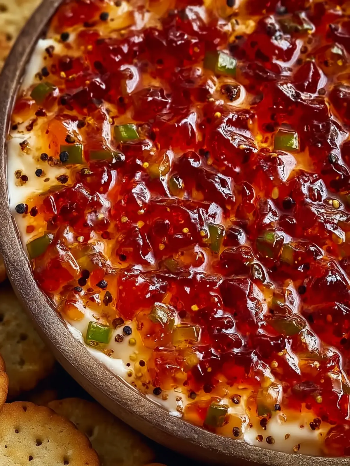 Pepper Jelly Cheese Dip First Image