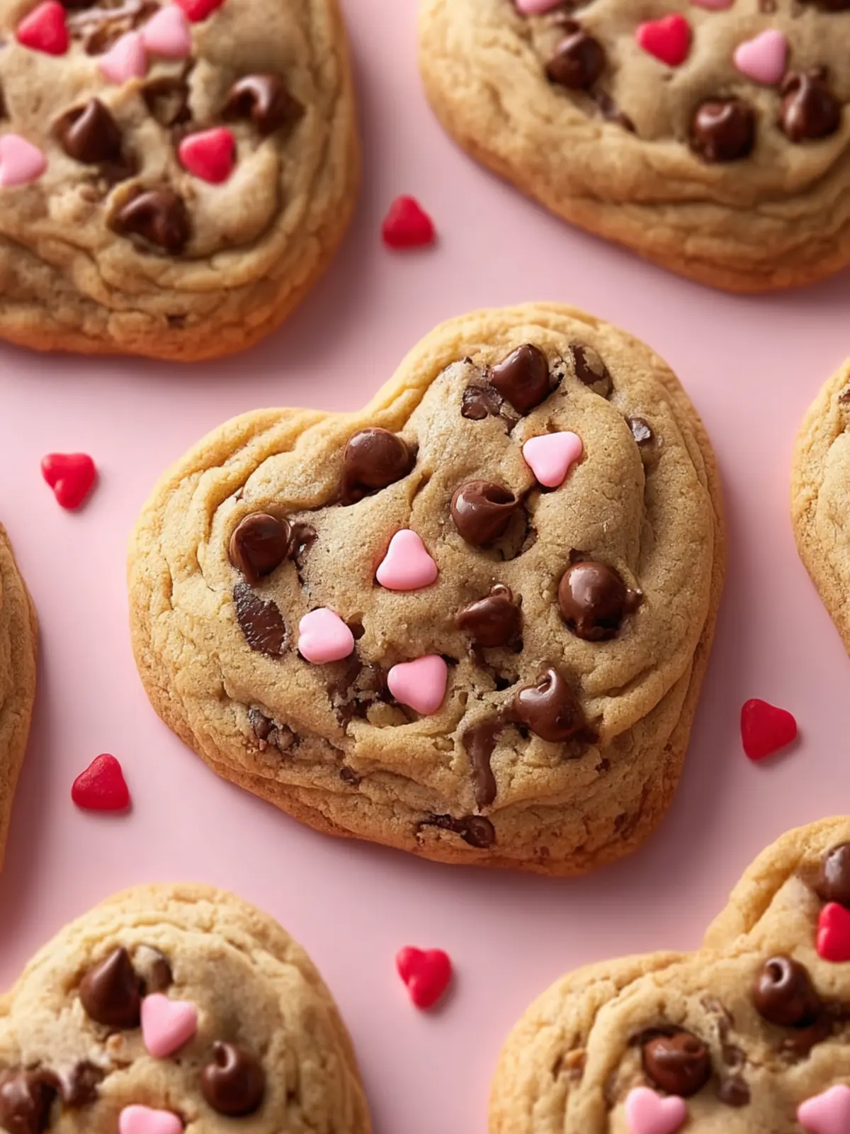 Valentine Chocolate Chip Heart Cookies: 9 Irresistible Bakery-Style Secrets First Image