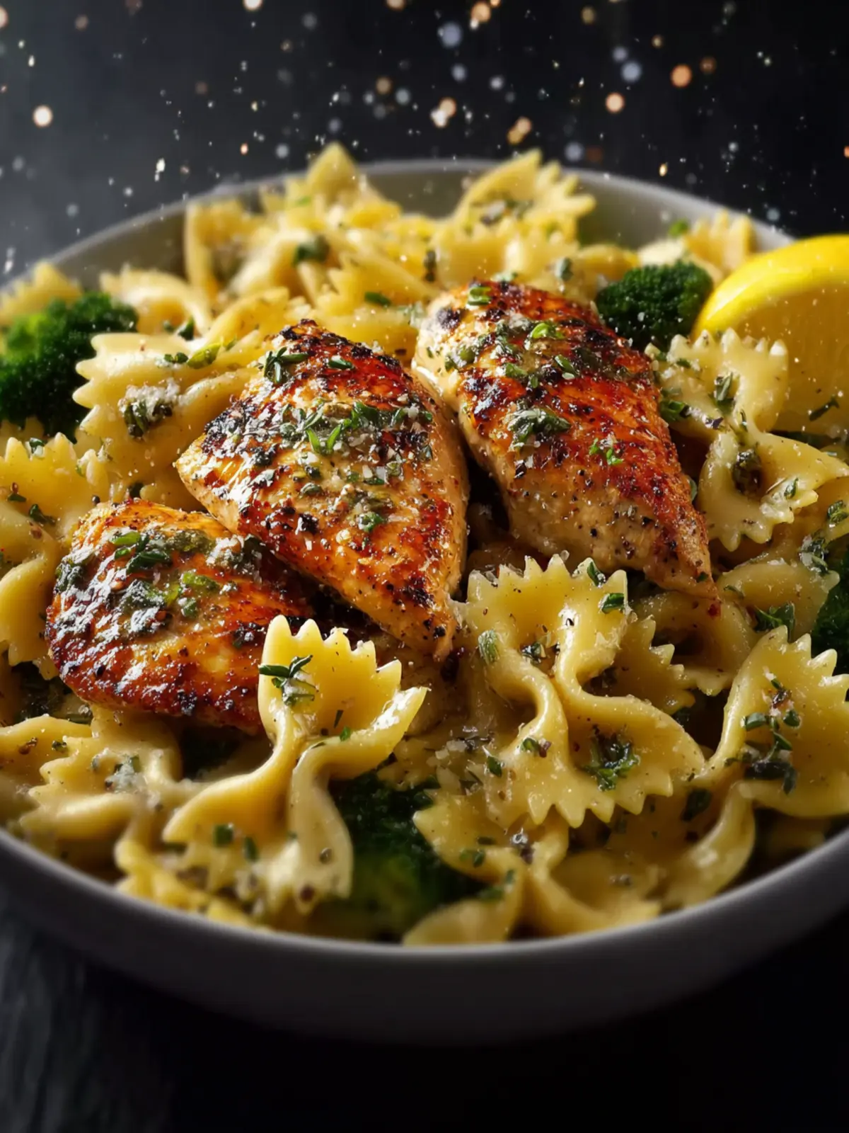 Cowboy Butter Lemon Bowtie Chicken First Image