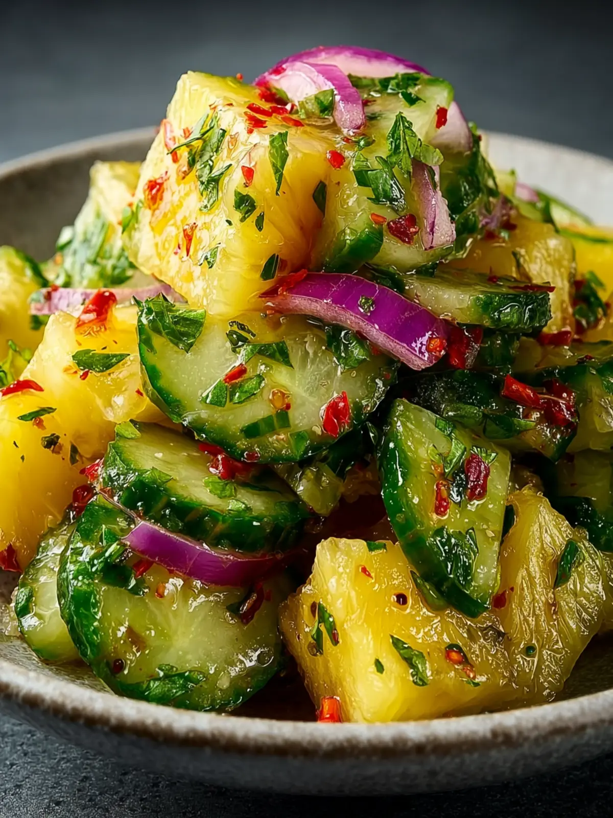 Pineapple Cucumber Salad: Refreshing Bliss for Summer Days