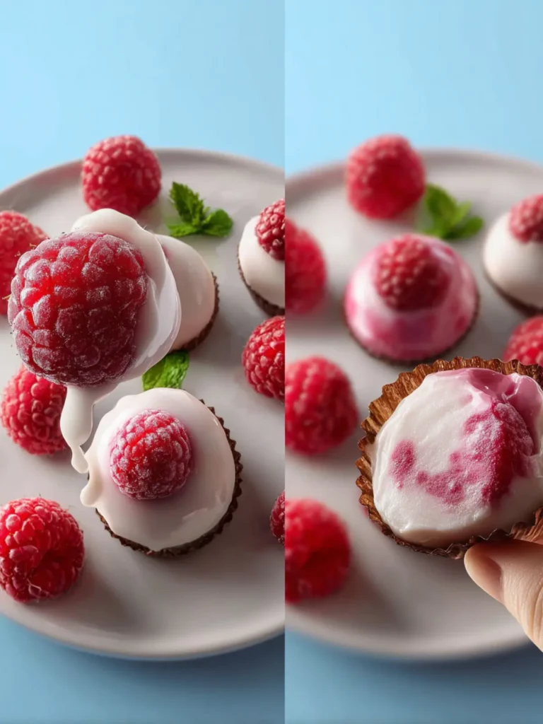 Raspberry Yogurt Bites – A Delicious & Healthy Treat First Image