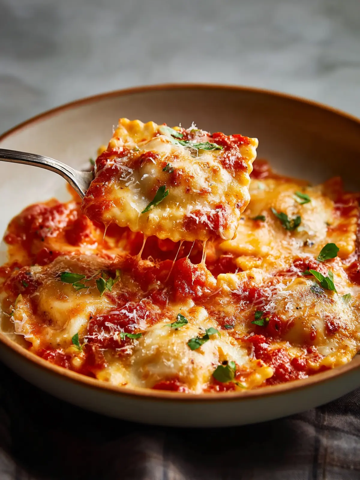 Slow Cooker Ravioli Lasagna First Image
