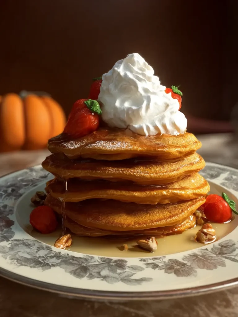 Tiny Pumpkin Pancakes Recipe First Image