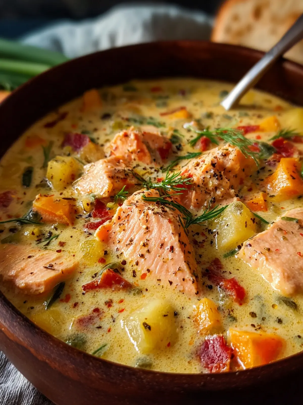 easy salmon chowder First Image