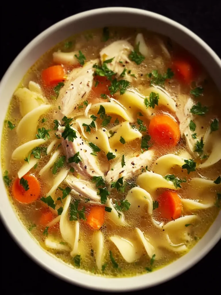 instant pot chicken noodle soup First Image