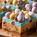 Cadbury Egg Cookie Bars First Image